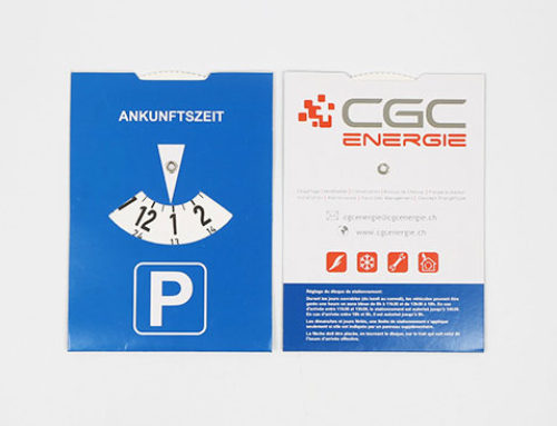 Parking disk with print - Import & manufacture for promotional and